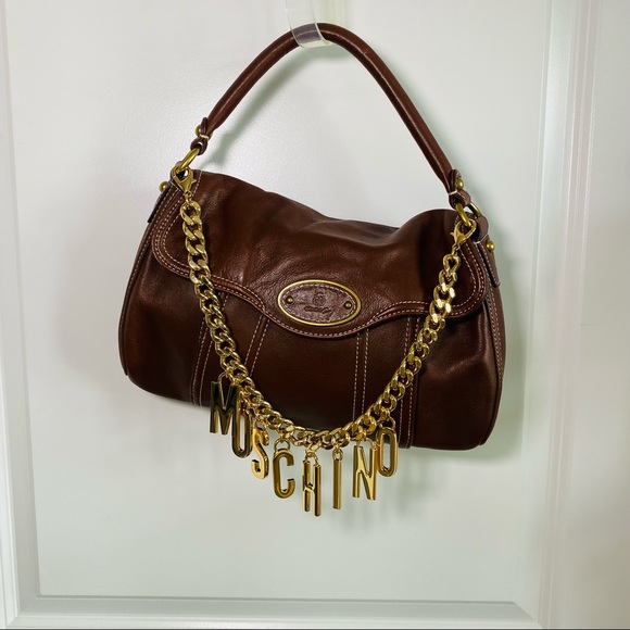 Talbot Genuine Brown Leather Shoulder Bagette - Picture 10 of 11